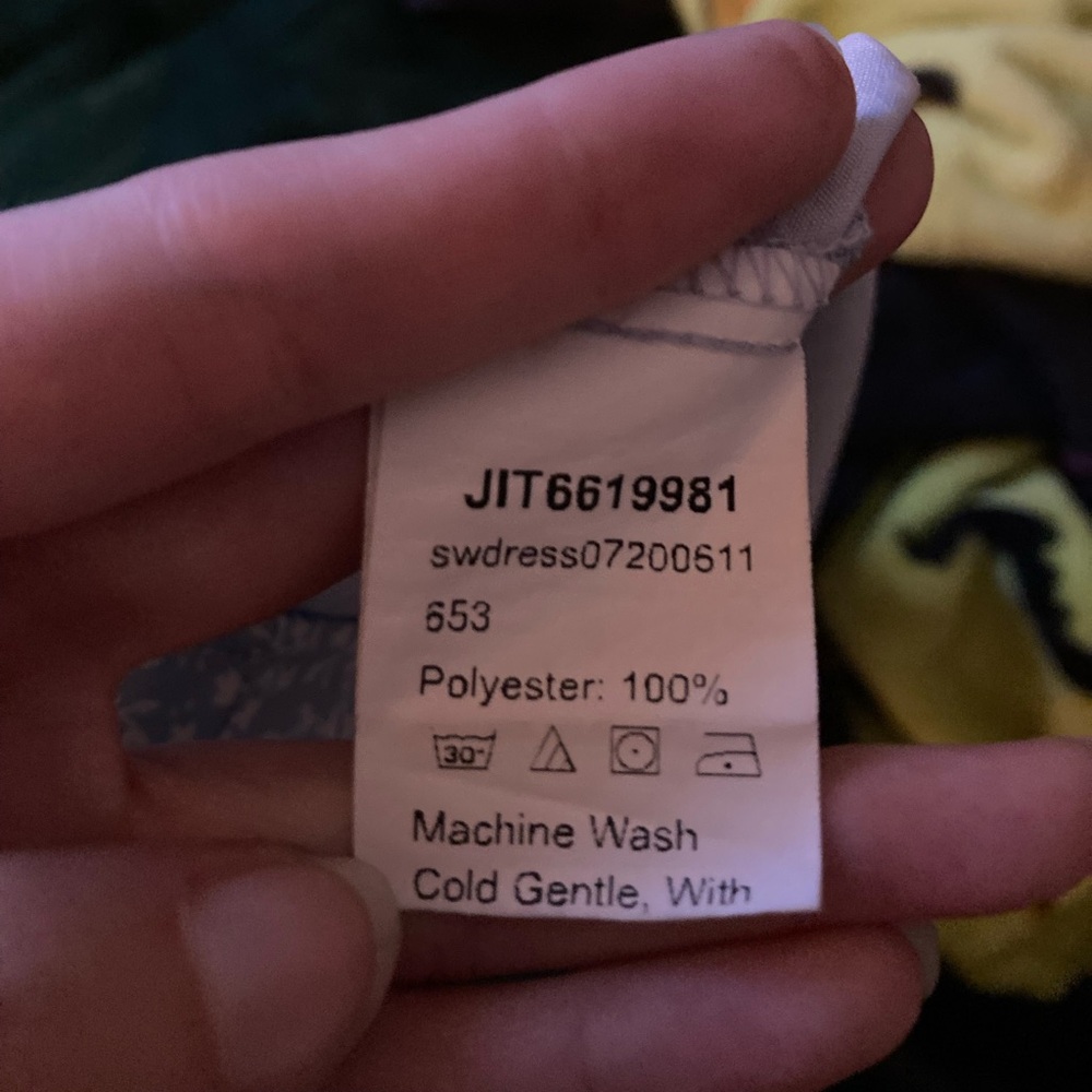 SHEIN WYWH Twist Peekaboo Front Tie Back Ditsy Floral Print Cami Dress - Picture 5 of 6